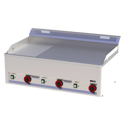 Grilovací deska 97x48 elektrická kombinovaná bez podestavby 400 V | REDFOX - FTHR 90 EL