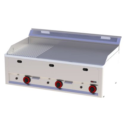 Grilovací deska 97x48 plynová kombinovaná bez podestavby | REDFOX - FTHR 90 GL