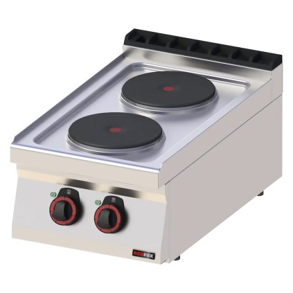 Sporák elektrický 2x plotýnka bez podestavby 400 V | REDFOX - SP 70/04 E