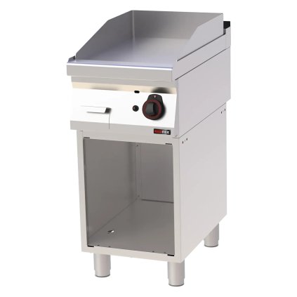 Grilovací deska 40x51 plynová hladká s podestavbou | REDFOX - FTH 70/40 G