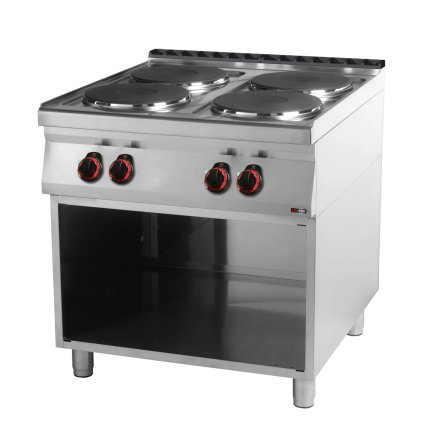 Sporák elektrický 4x plotýnka s podestavbou 400 V | REDFOX - SP 90/80 E