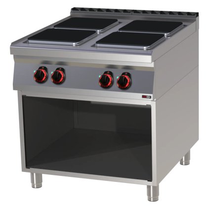 Sporák elektrický 4x plotýnka s podestavbou 400 V | REDFOX - SPQ 90/80 E
