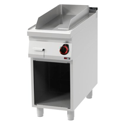 Grilovací deska 31x65 elektrická hladká s podestavbou 400 V | REDFOX - FTH 90/40 E