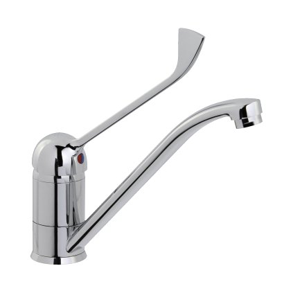 Dřezová baterie s loketní pákou a otočným ústím 215 mm, chromovaná | MONOLITH, R0201020203