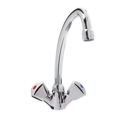 Dřezová baterie s otočným ústím 180 mm, chromovaná | MONOLITH, R0101020120