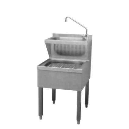 Výlevka kombinovaná s baterií nohy 60 cm | REDFOX - VKN 60 B