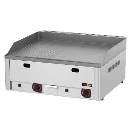 Grilovací deska 65x48 plynová kombinovaná stolní | REDFOX - FTHR 60 G
