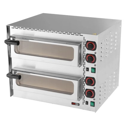 Pizza pec snack dvoupatrová 2x d=35 cm | REDFOX - FP 68 R