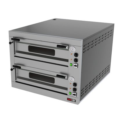 Pizza pec dvoupatrová 12x d=33 cm | REDFOX - E 12