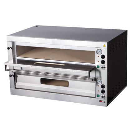 Pizza pec podlouhlá dvoupatrová 12x d=33 cm | REDFOX - E 12 L