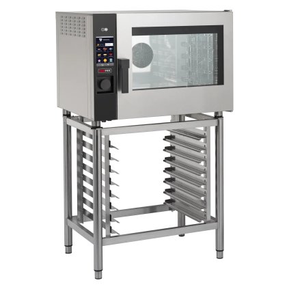 Konvektomat elektrický 5x GN 1/1 nástřik dotykový barevný automatická mytí pravé dveře | REDFOX - MPD 0511 ERAM