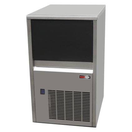 Výrobník ledu chlazený vodou kostkový led 22 g 33 kg / 24 h | REDFOX - SS 35 W
