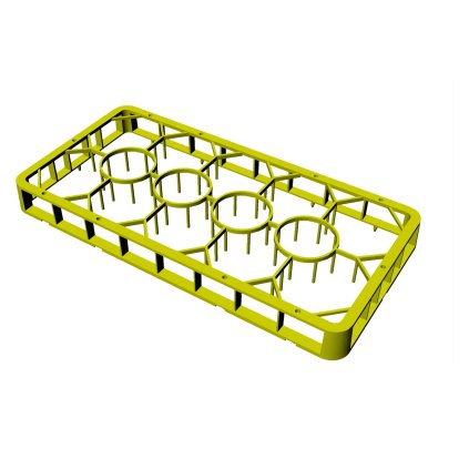 Nástavec plastový na sklenice 14 pozic 50x50x4 | REDFOX - C 1413