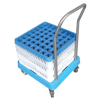 Vozík plastový s rukojetí pro plastové koše 50x50 | REDFOX - C 1122