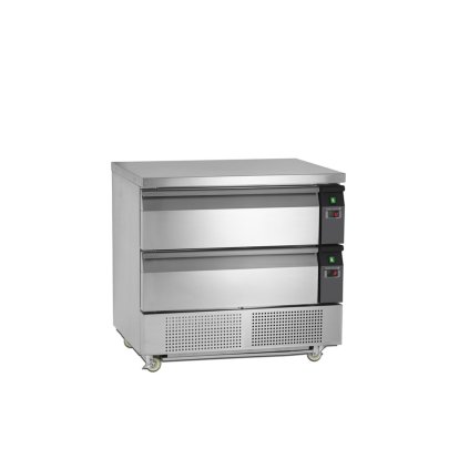 Kombinovaný chladicí / mrazicí stůl 2 zásuvky | TEFCOLD UD2-2
