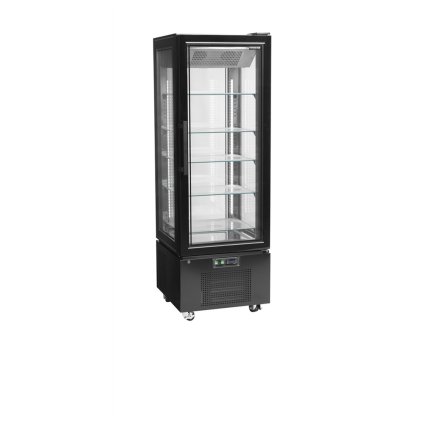 Mrazicí vitrína panoramatická | TEFCOLD UPD 400 F Black