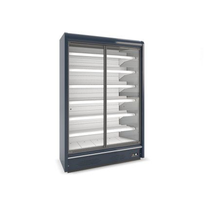 Chladicí vitrína přístěnná, kř. dveře | Juka York 385/80/200 DU single