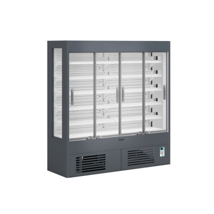 Chladicí vitrína přístěnná, posuv. dveře | Juka Varna 210/60 DP mini