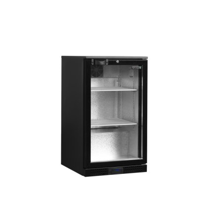 Minibar prosklené křídlové dveře, černá | TEFCOLD DB106H