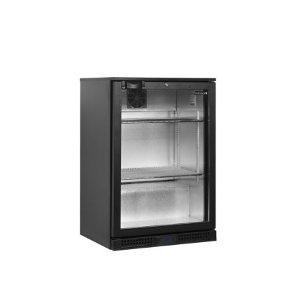 Minibar prosklené křídlové dveře, černá | TEFCOLD BA11H