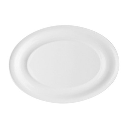 RAK Talíř mělký oválný 32 × 22,5 cm | RAK Porcelain, LROP32-6