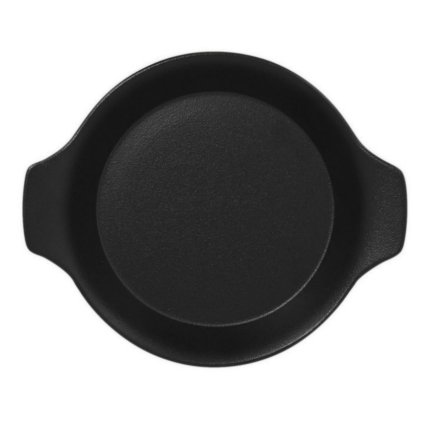 RAK Talíř kulatý s rukojetí 45 cl, černá | RAK Porcelain, NFOPRD16BK-12