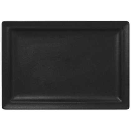 RAK Talíř obdélný 33 × 23 cm, černá | RAK Porcelain, NFCLRP33BK-6