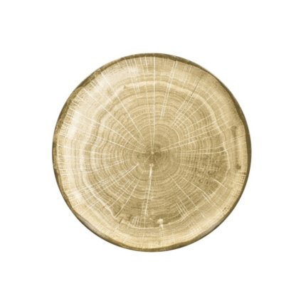 RAK Woodart talíř mělký coupe 24 cm – mechově zelená | RAK Porcelain, WDNNPR24MG-12