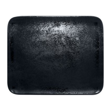 RAK Talíř obdélný 33 x 27 cm, černá | RAK Porcelain, KRAURX33-6