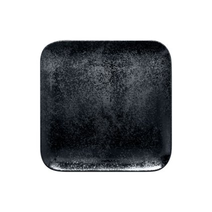 RAK Talíř čtvercový 22 x 22 cm, černá | RAK Porcelain, KRAUSP22-12