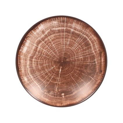 RAK Woodart talíř hluboký 26 cm – tmavě hnědá | RAK Porcelain, WDBUBC26OB-12