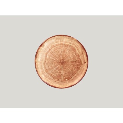 RAK Woodart talíř mělký coupe 24 cm – světle hnědá | RAK Porcelain, WDNNPR24TB-12