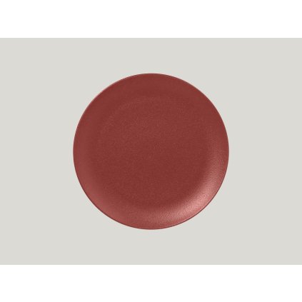RAK Talíř mělký 24 cm, tmavě červená | RAK Porcelain, NFNNPR24DR-12