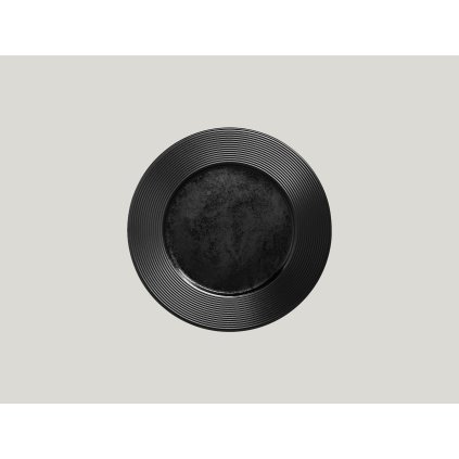RAK Talíř mělký 25 cm – černá | RAK Porcelain, EDFP25-12