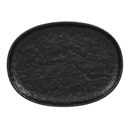 RAK Talíř oválný 32 × 23,5 cm – černá | RAK Porcelain, RKOP32-6