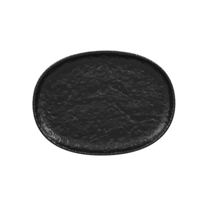 RAK Talíř oválný 25 × 18,5 cm – černá | RAK Porcelain, RKOP25-12