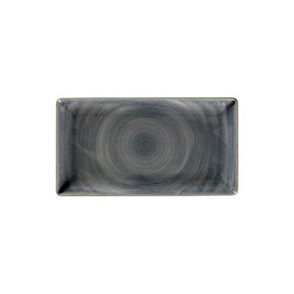 RAK Spot talíř obdélný 33,5 × 18 cm, šedomodrý | RAK Porcelain, SJDEDRG33-6