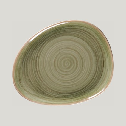 RAK Spot talíř mělký 28 × 22,5 cm – smaragdový | RAK Porcelain, SEMFLFP28-12