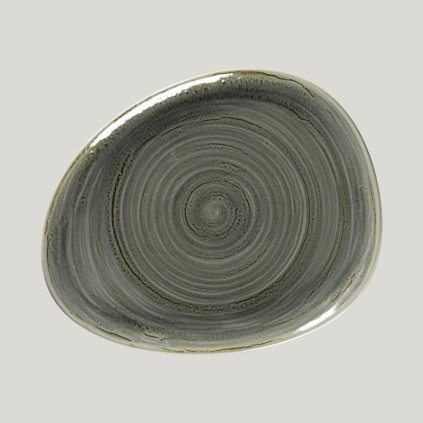 RAK Spot talíř mělký 28 × 22,5 cm – olivínový | RAK Porcelain, SPTFLFP28-12