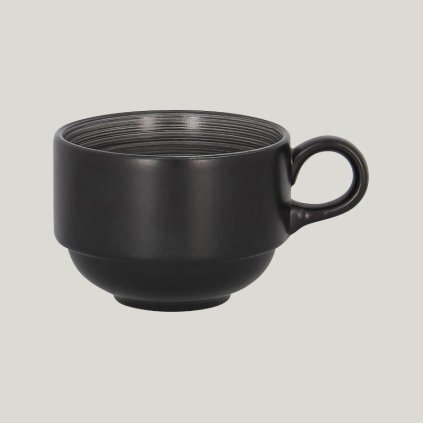 RAK Trinidad šálek stohovatelný 230 ml, šedý | RAK Porcelain, TRCLSC23BG-12