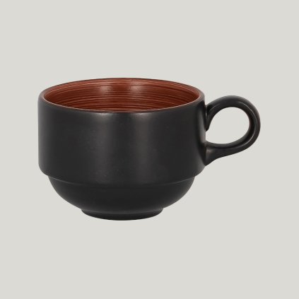 RAK Trinidad šálek stohovatelný 230 ml, hnědý | RAK Porcelain, TRCLSC23BW-12