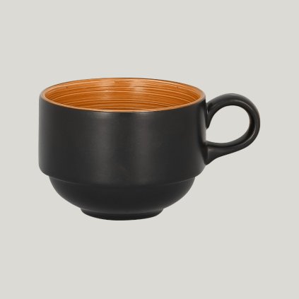 RAK Trinidad šálek stohovatelný 230 ml, oranžový | RAK Porcelain, TRCLSC23BC-12