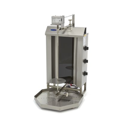 Elektrický gril na kebab - 3 hořáky - 30 kg masa | Maxima, 9370265