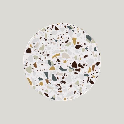 Kerrazzo talíř mělký pr. 21 cm| RAK Porcelain, KELUFP21-12