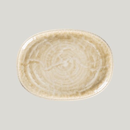 Krush talíř oválný 25 × 19 cm, béžový| RAK Porcelain, KSOP25VL-12
