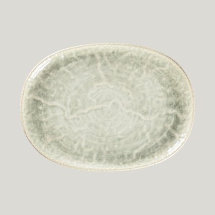 Krush talíř oválný 28 × 20,5 cm, světle zelený| RAK Porcelain, KSOP28CL-6