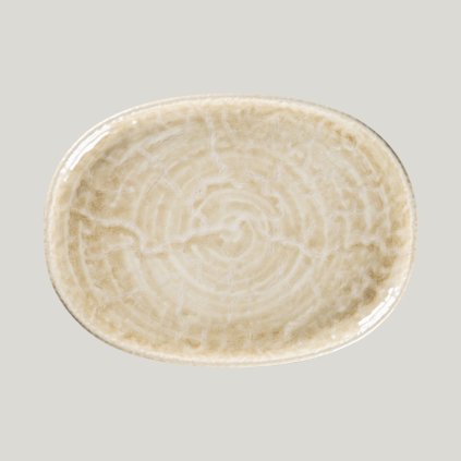 Krush talíř oválný 28 × 20,5 cm, béžový| RAK Porcelain, KSOP28VL-6