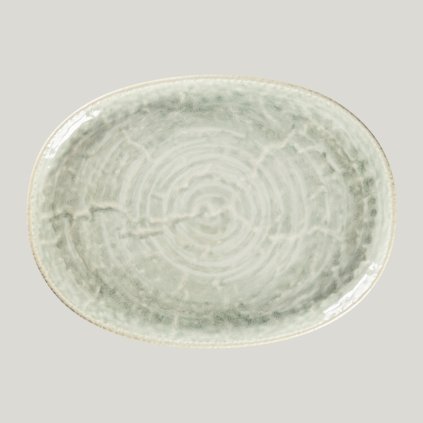 Krush talíř oválný 32 × 24 cm, světle zelený| RAK Porcelain, KSOP32CL-6