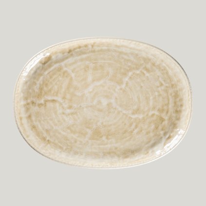 Krush talíř oválný 32 × 24 cm, béžový| RAK Porcelain, KSOP32VL-6