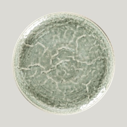 Krush talíř mělký coupe pr. 28 cm, zelený| RAK Porcelain, KSRP28SG-12